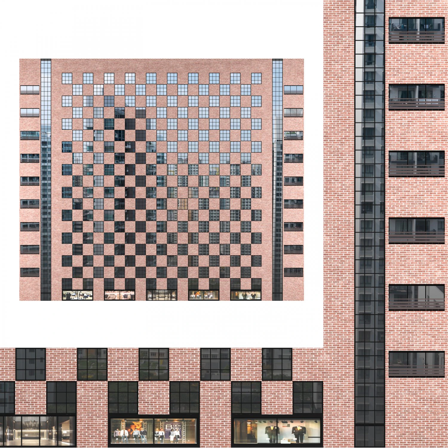 Brigade building 06 3D Model .c4d .max .obj .3ds .fbx .stl .blend 