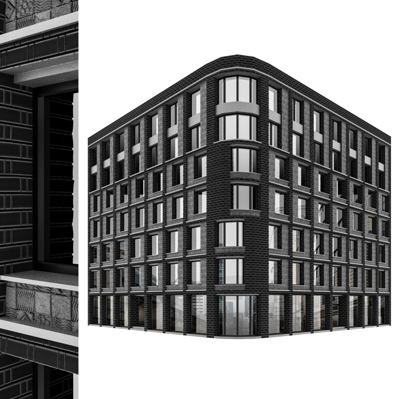 Brigade building 07 Modelo 3D .c4d .max .obj .3ds .fbx .stl .blend 