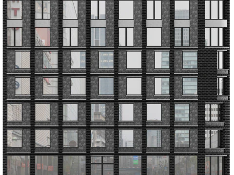 Здание бригады 07 3D Модель