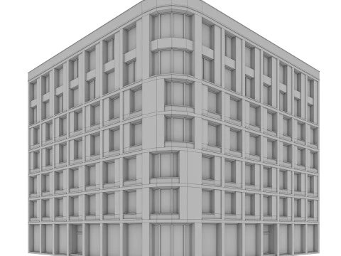 Здание бригады 07 3D Модель