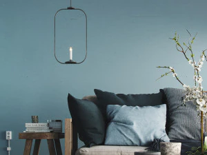 il set da salotto interno scandinavo realistico rende la corona Modello 3D