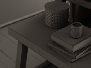 realistic scandinavian interior living room set corona render Modelo 3D