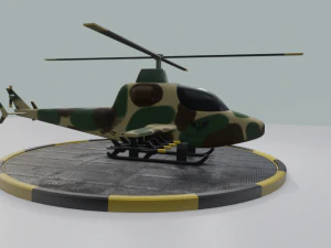 Projeto helic&oacute;ptero Modelo 3D