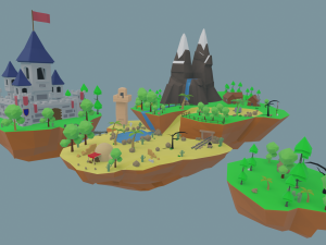 Ilhas 3D Model