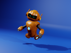 Robo cartoon 3D Модель