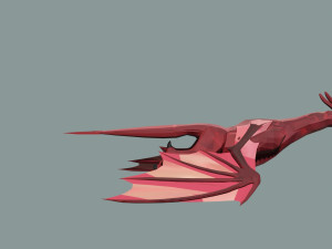 Dragao com animacao 3D Model