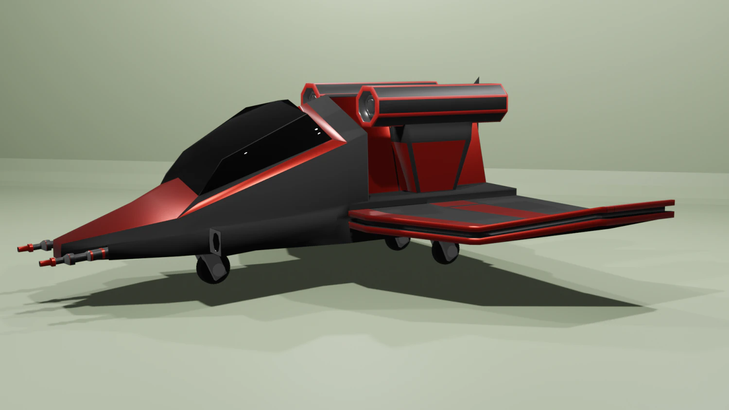 Aeronave 02 3D Model .c4d .max .obj .3ds .fbx .stl .blend 