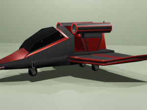 Aeronave 02 Modelo 3D