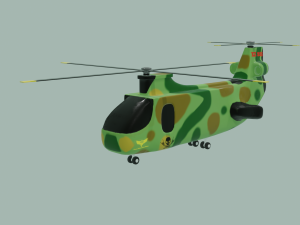 Helicoptero02 3D 모델