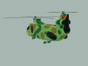 Helicoptero02 3D 모델