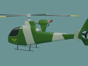 Helic&oacute;ptero03 Modelo 3D
