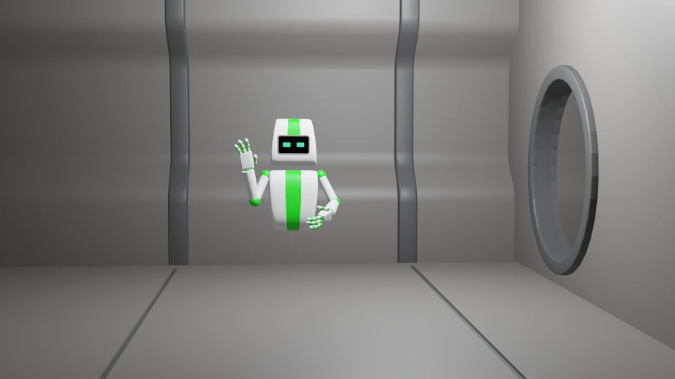 Robo A1 3D Model .c4d .max .obj .3ds .fbx .stl .blend