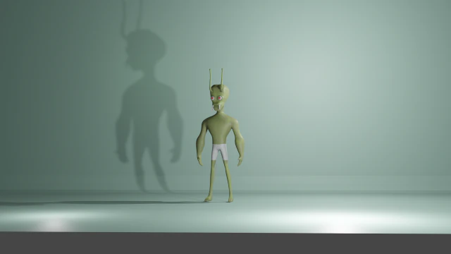 外星人 3D 模型 .c4d .max .obj .3ds .fbx .stl .blend 