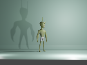 Alien Model 3D
