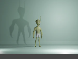 外星人 3D 模型