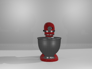 Batedeira kitchen aid Modelo 3D