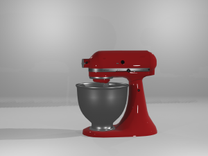 Batedeira kitchen aid 3D Model