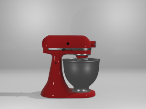 Batedeira kitchen aid 3D Model