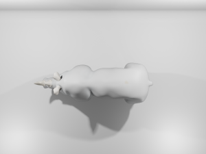 Rinoceronte branco 3D 모델