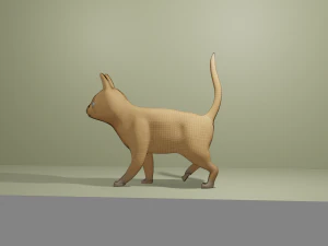 gato Modelo 3D