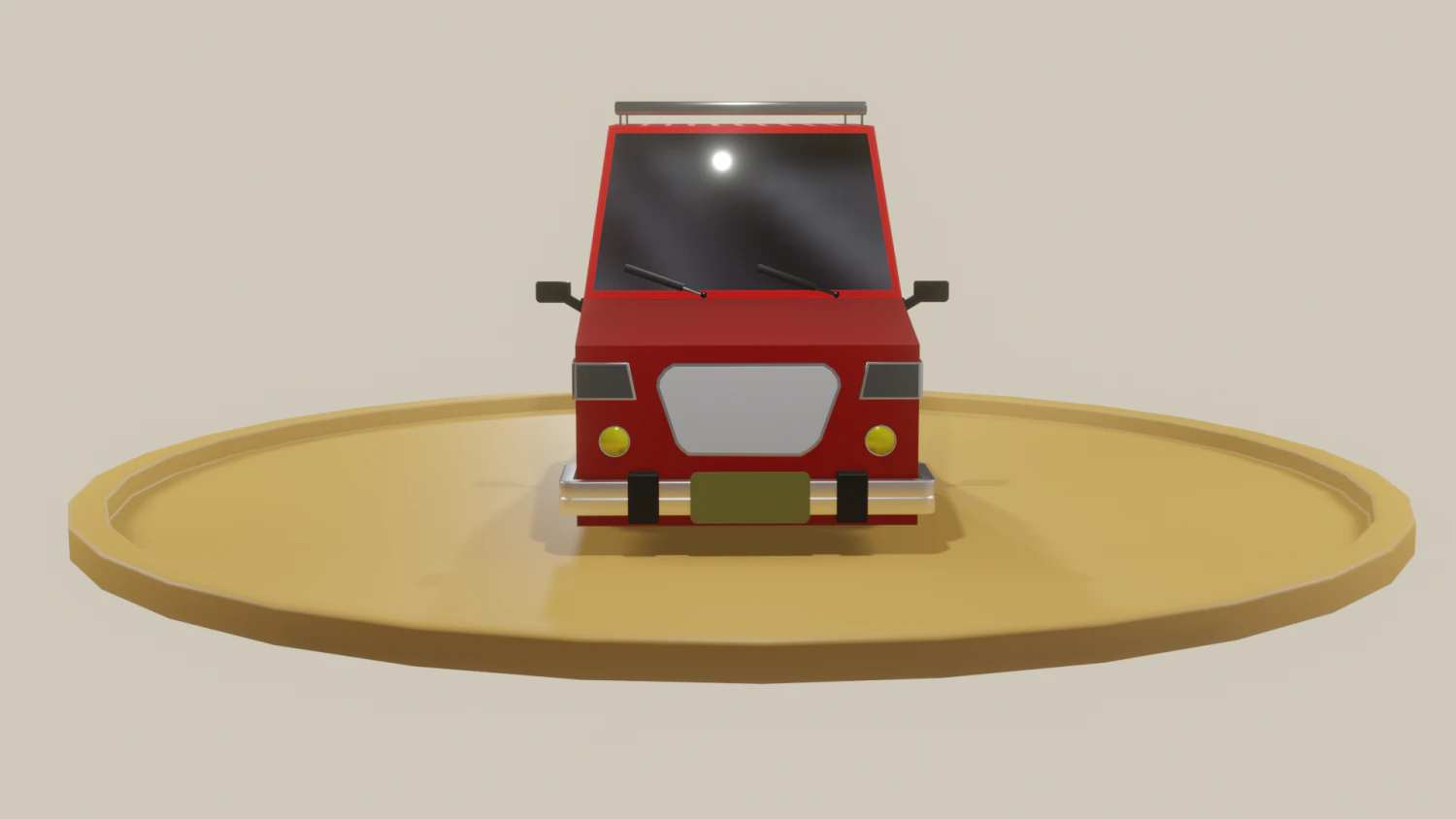 CarroCartoon 3D Model .c4d .max .obj .3ds .fbx .stl .blend 