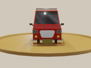 CarroCartoon Modelo 3D