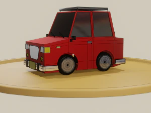CarroCartoon 3D Model