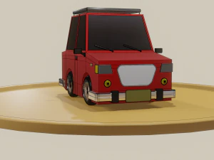 CarroCartoon 3D Model