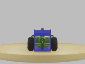 CarroCorridaCartoon 3D Model