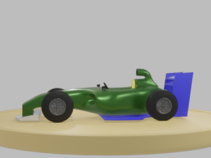 CarroCorridaCartoon 3D Model