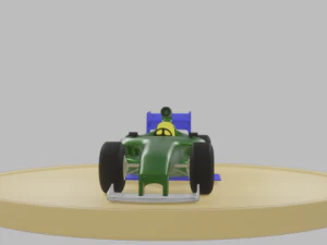 CarroCorridaCartoon 3D Model