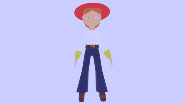 Jessie -toy story 3D Модель .c4d .max .obj .3ds .fbx .stl .blend 
