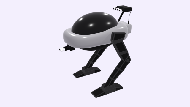 Nave Robo 3D Model .c4d .max .obj .3ds .fbx .stl .blend 