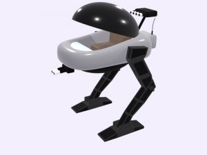Nave Robo 3D Model