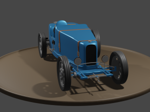 Bugatti 1931 3D Model