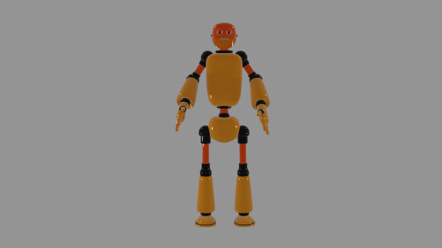 Rob A3 Model 3D .c4d .max .obj .3ds .fbx .stl .blend 