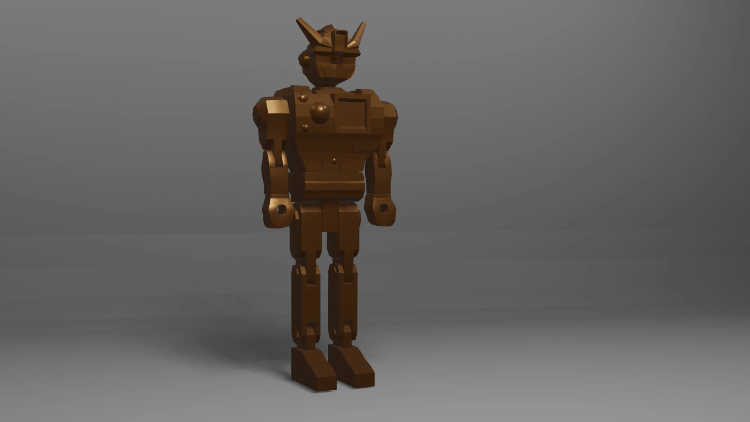 Robo Ferro 3D Model .c4d .max .obj .3ds .fbx .stl .blend 