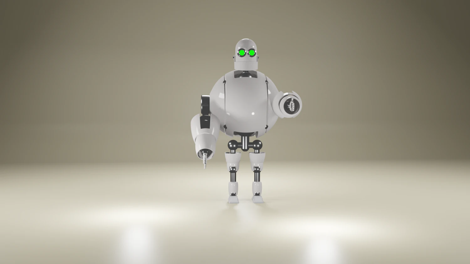 RobBolaBranca 3D Model .c4d .max .obj .3ds .fbx .stl .blend