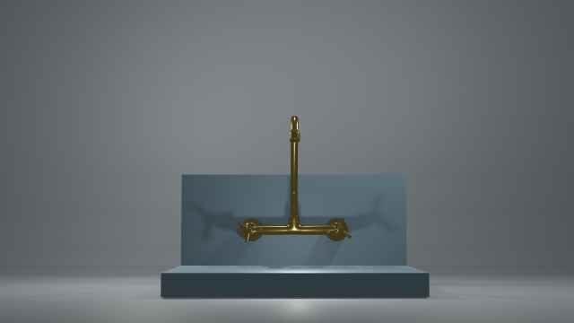 Misturador parede Bica alta 3D 모델 .c4d .max .obj .3ds .fbx .stl .blend 