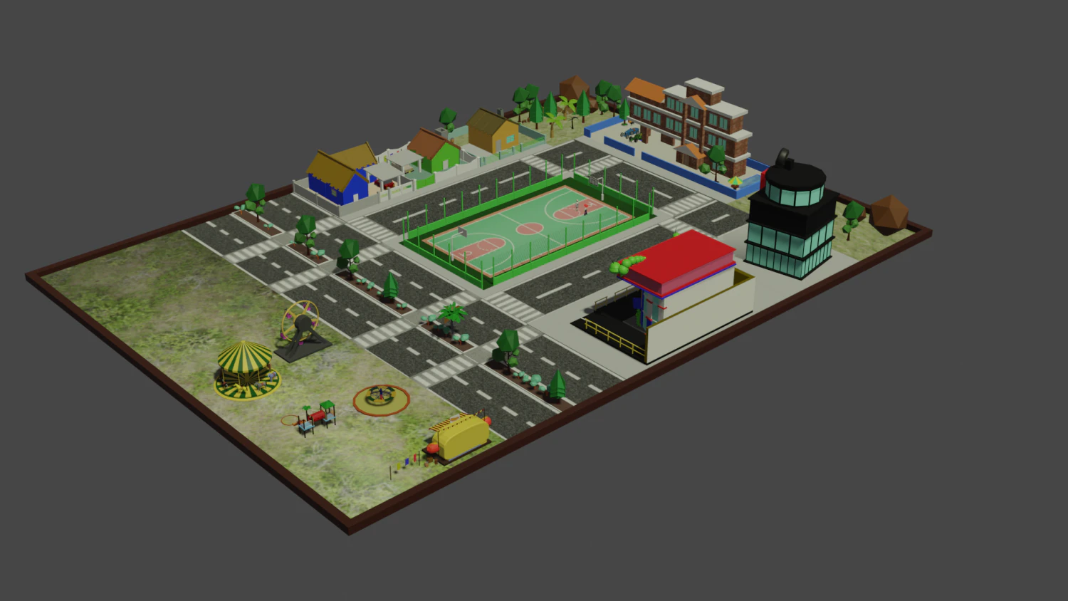Cenariocidade 3D Model .c4d .max .obj .3ds .fbx .stl .blend 
