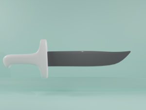 Conjunto com 3 Facas 3D Model