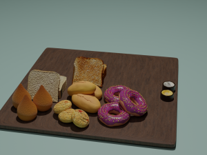 Cafe da manha 3D Model