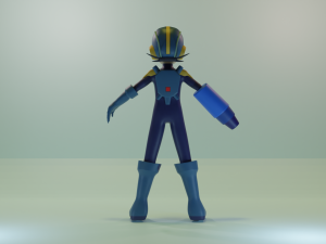 Mega Man Modello 3D