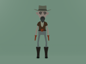 Cowboy e Pirata 3D 모델
