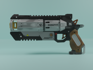 Revolver Wingman Modèle 3D