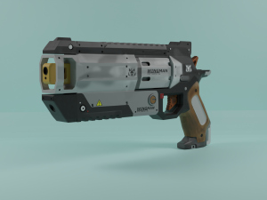 Revolver Wingman 3D-Modell