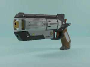 Revolver Wingman 3D Model