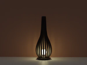 Luminaria de chao tipo gota 3D Model