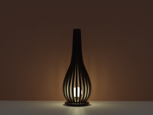 Luminaria de chao tipo gota 3D Model