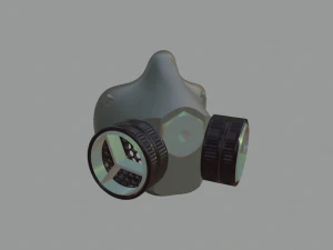 Atemschutzmaske 3D Modell